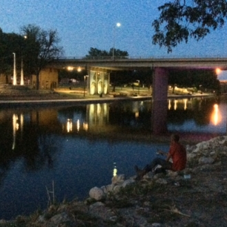 Fishing at Concho Downtown